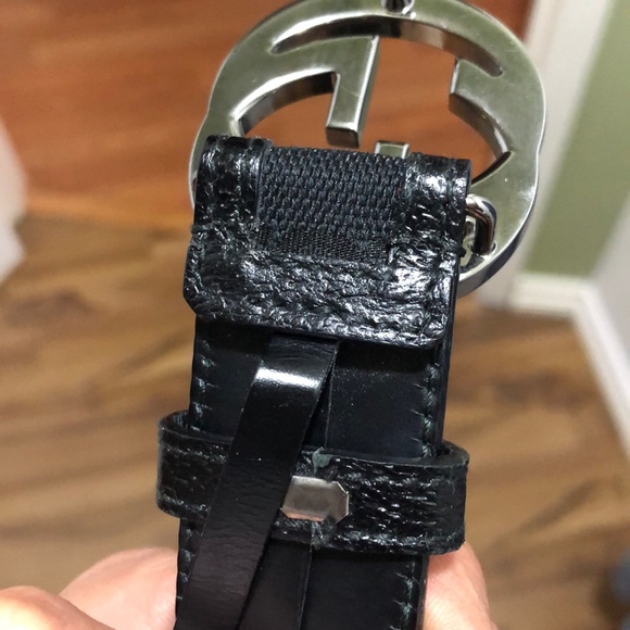 GUCCI Men’s Black Monogram Belt - Picture 11 of 16